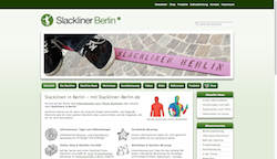 Die Homepage von Slackliner-Berlin.de